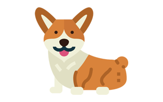 Corgi Sticker PNG