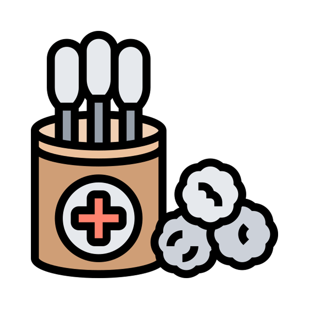 Cotton Buds Free Sticker Transparent Clipart