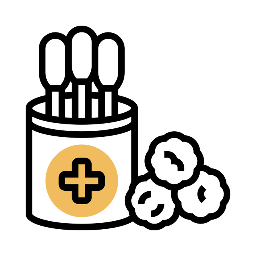 Cotton Buds Sticker Transparent Picture