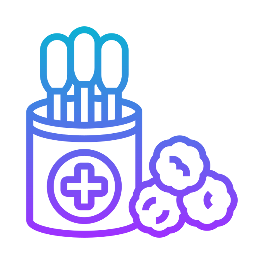 Cotton Buds Sticker Transparent Clipart