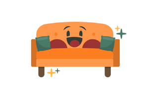 Couch Sticker PNG