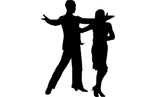 Couple Dancer Silhouette PNG