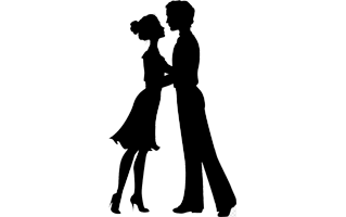 Couple Silhouette PNG