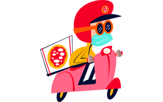 Courier Sticker PNG