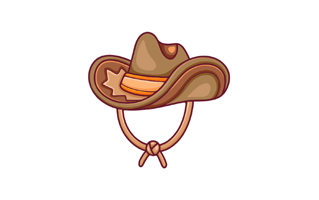 Cowboy Hat Sticker PNG