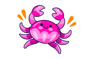Crab Sticker PNG