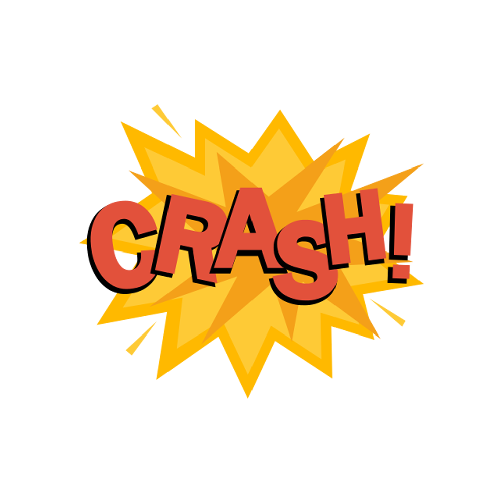 Crash Free Sticker Transparent Photo
