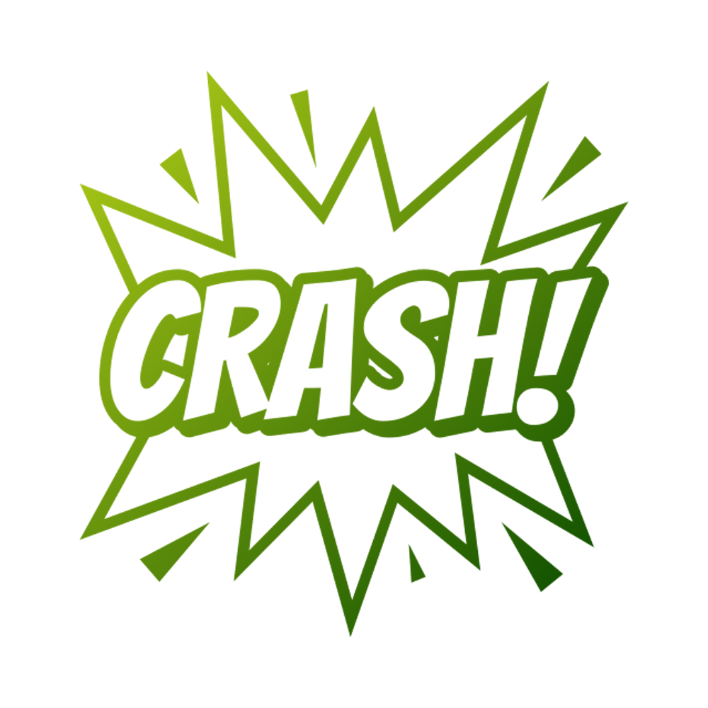 Crash Free Sticker Transparent Clipart