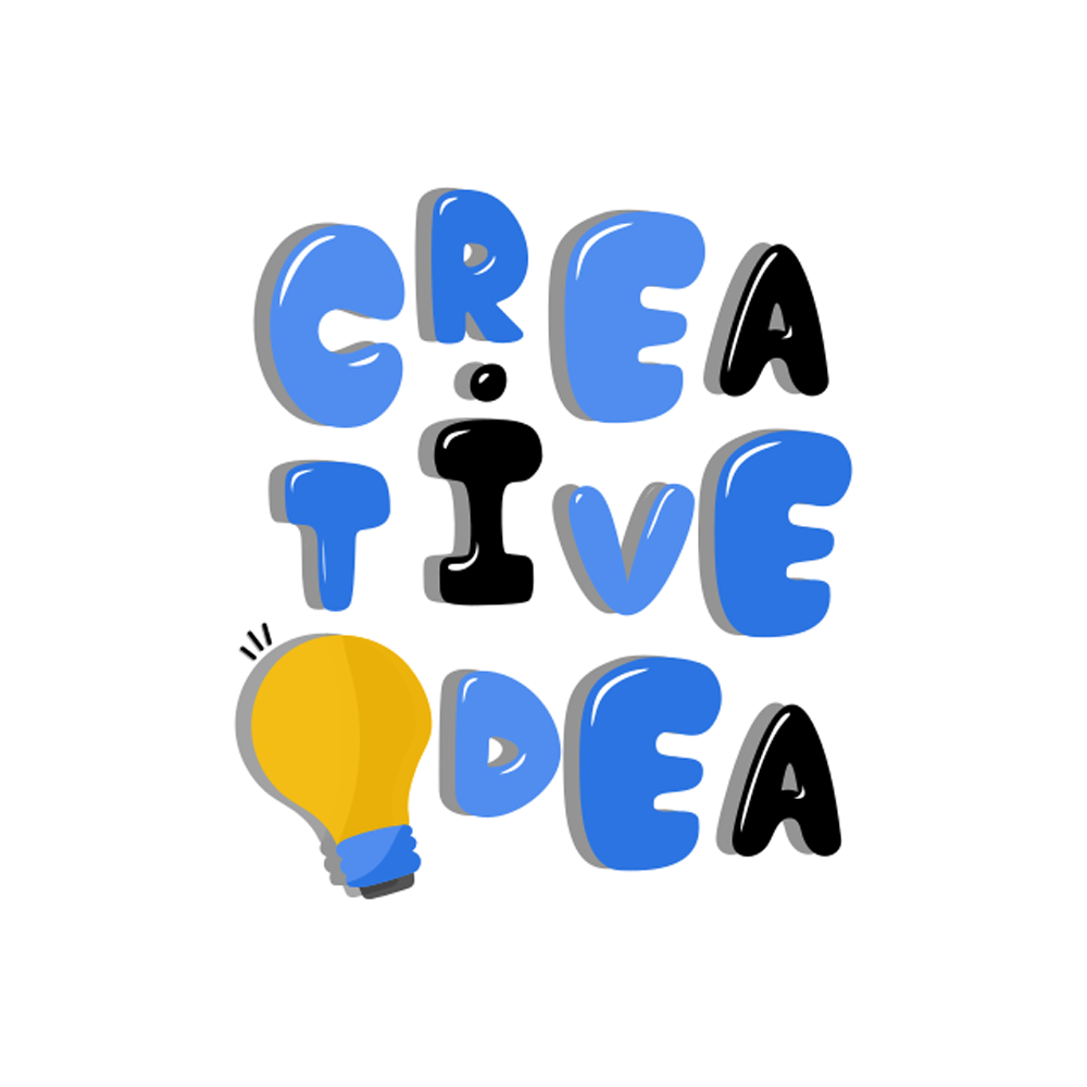 Creative Idea Sticker Transparent Image