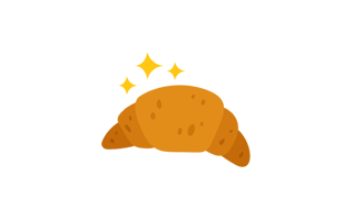 Croissant Free Sticker PNG