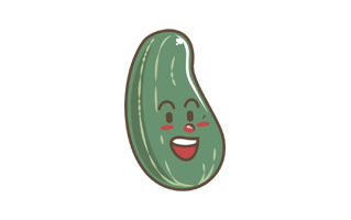 Cucumber Free Sticker PNG