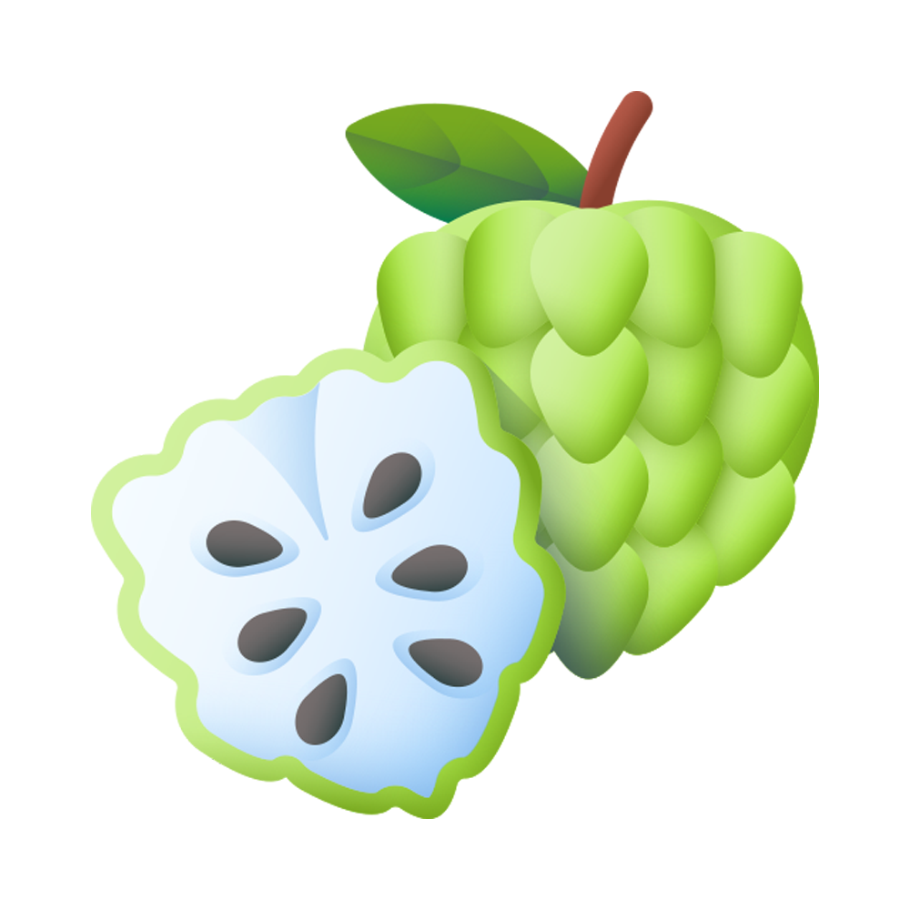Custard Apple Free Sticker Transparent Photo
