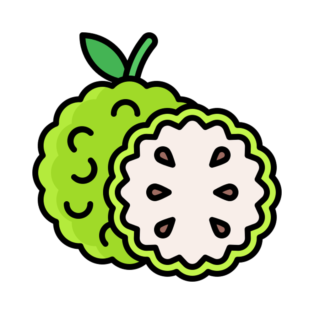 Custard Apple Free Sticker Transparent Picture