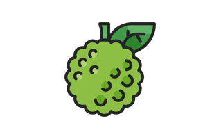 Custard Apple Free Sticker PNG