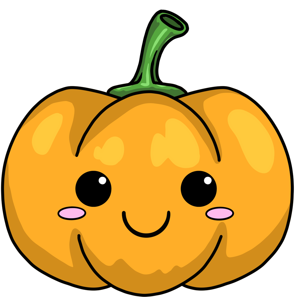 Cute Halloween Pumpkin  Transparent Photo