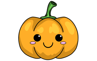 Cute Halloween Pumpkin PNG