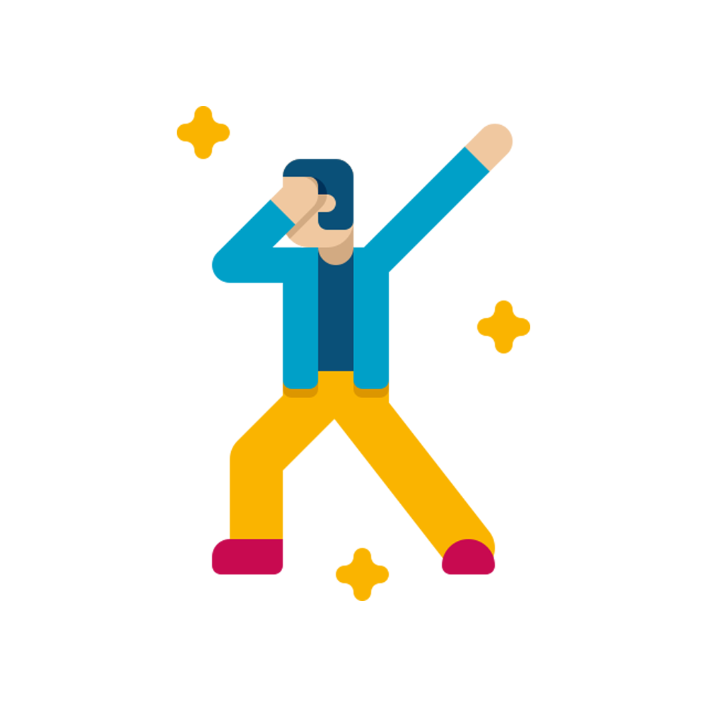 Dab Free Sticker Transparent Picture