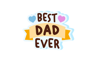 Dad Free Sticker PNG