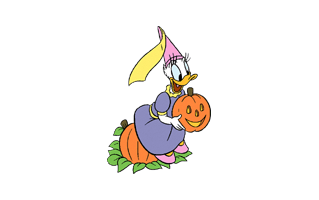 Daisy Duck Halloween PNG