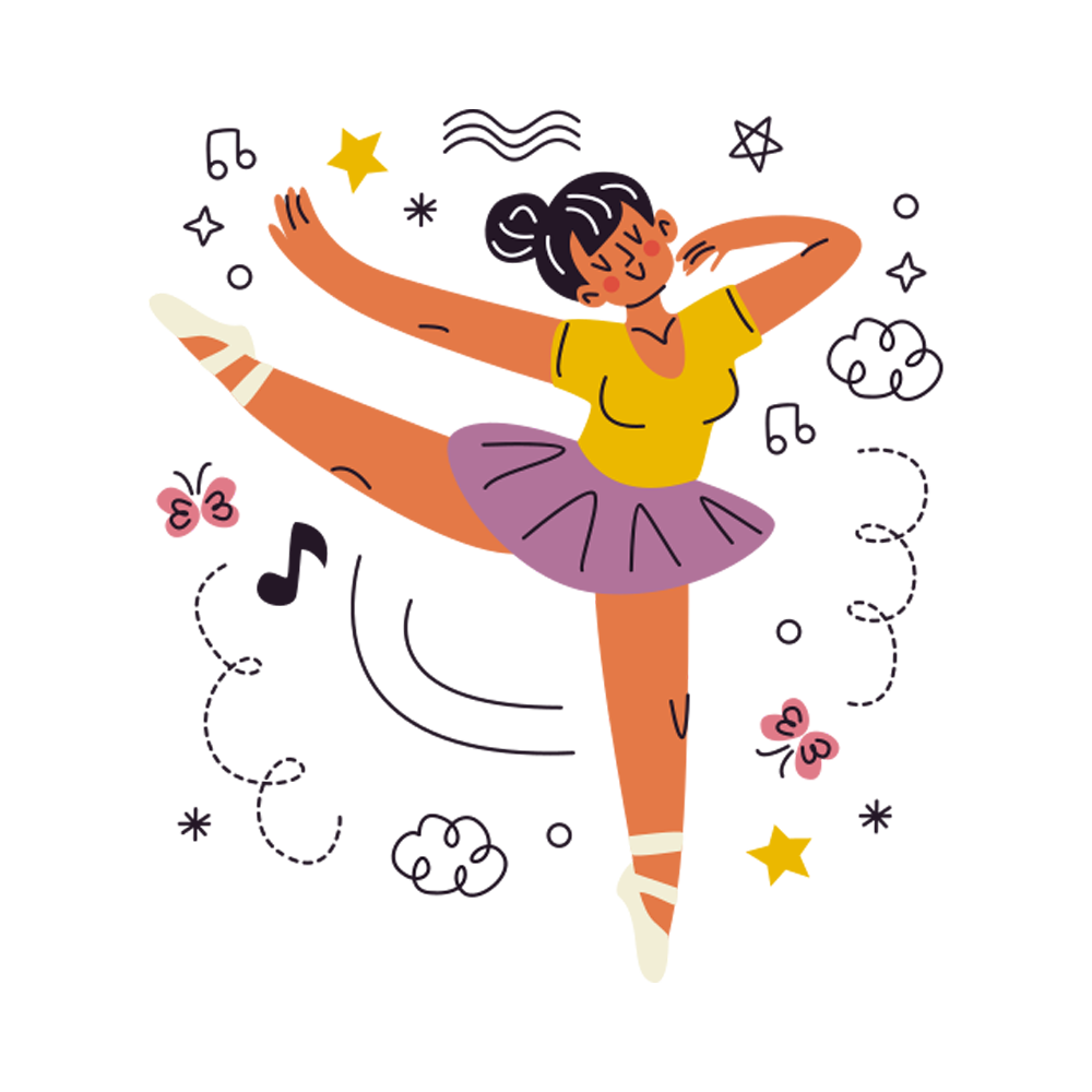 Dancer Free Sticker Transparent Gallery