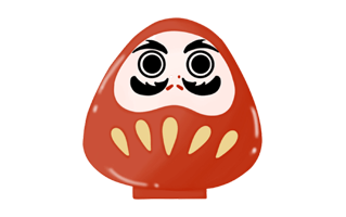 Daruma Free Sticker PNG