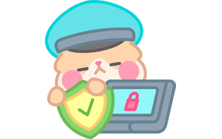 Data Protection Sticker PNG