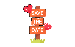 Date Free Sticker PNG