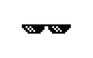 Deal With It Glasses PNG