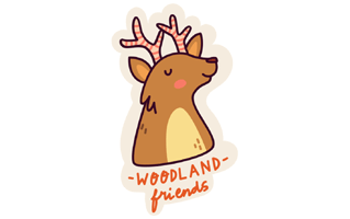 Deer Sticker PNG