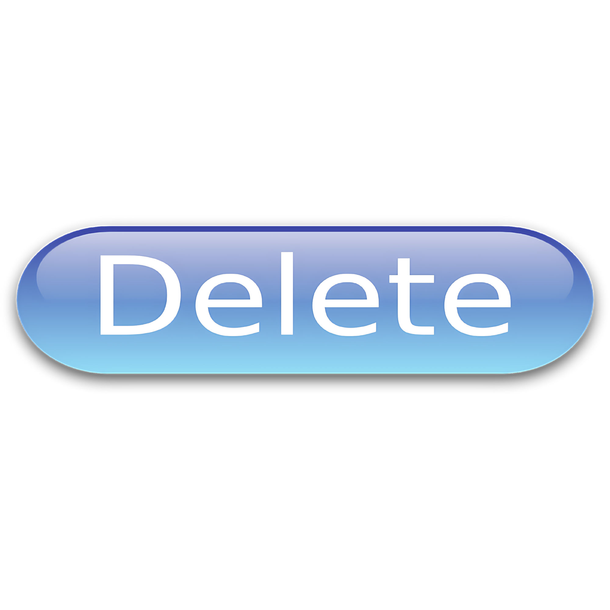 Delete Button  Transparent Photo