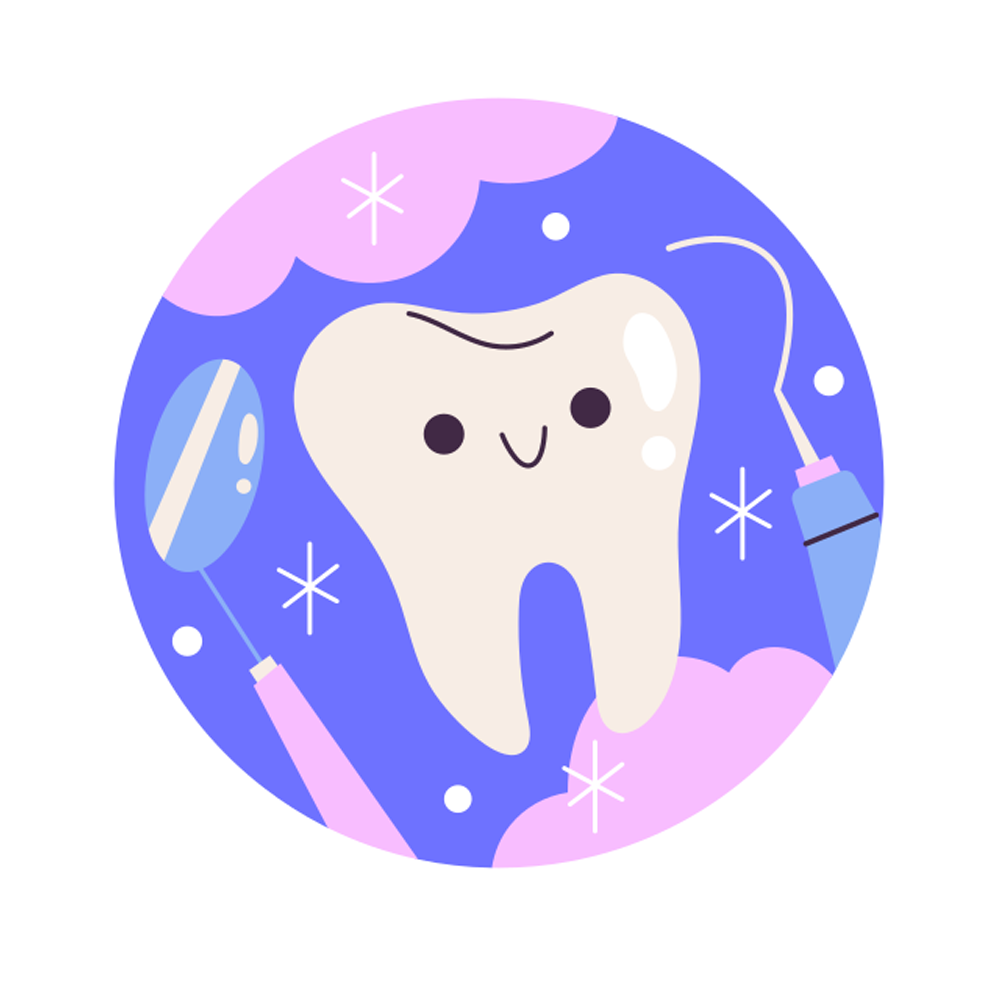 Dental Care Sticker Transparent Picture