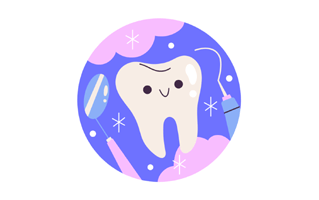 Dental Care Sticker PNG
