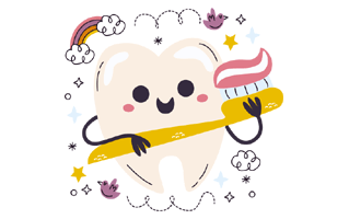 Dental Hygiene Sticker PNG