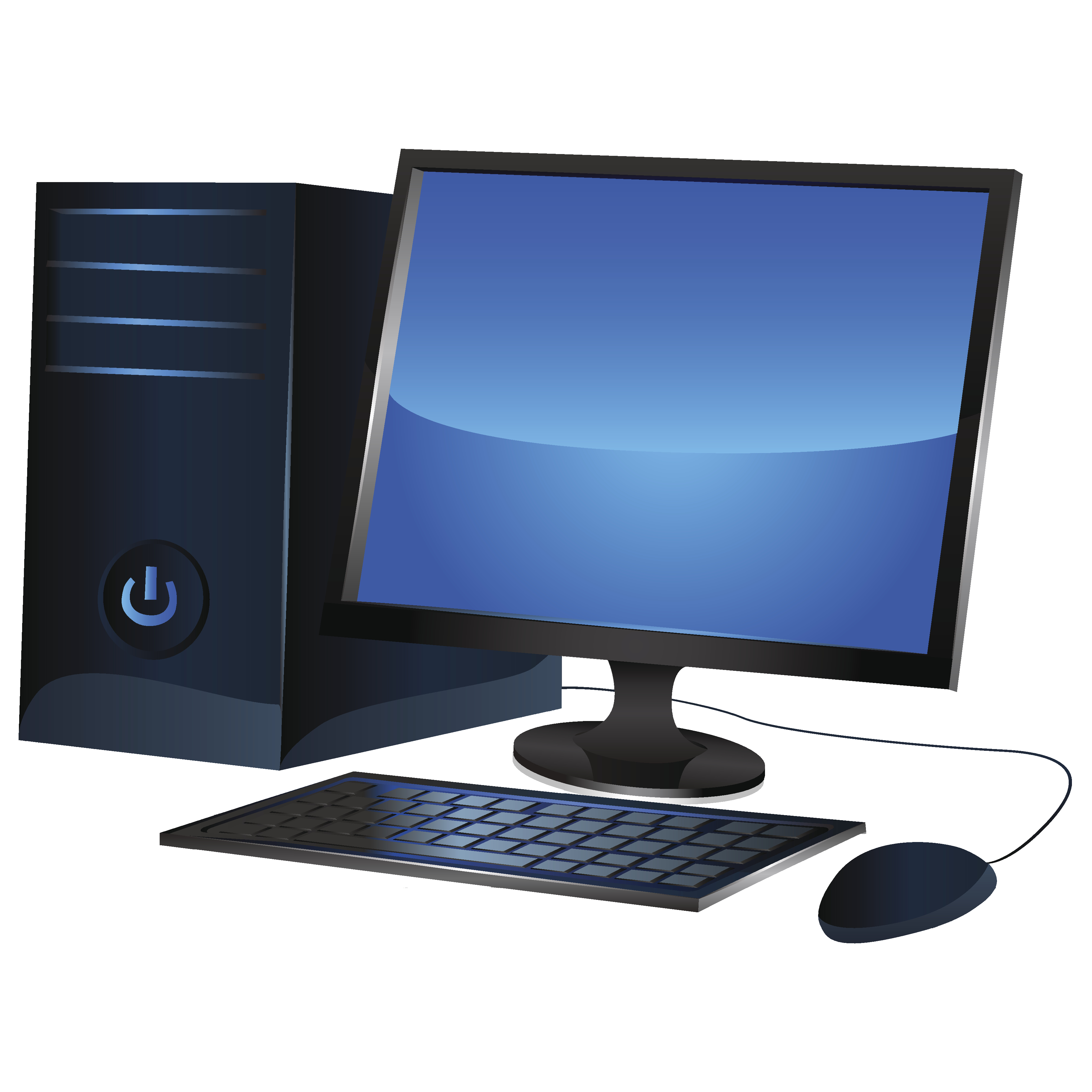 Desktop Computer Transparent Clipart