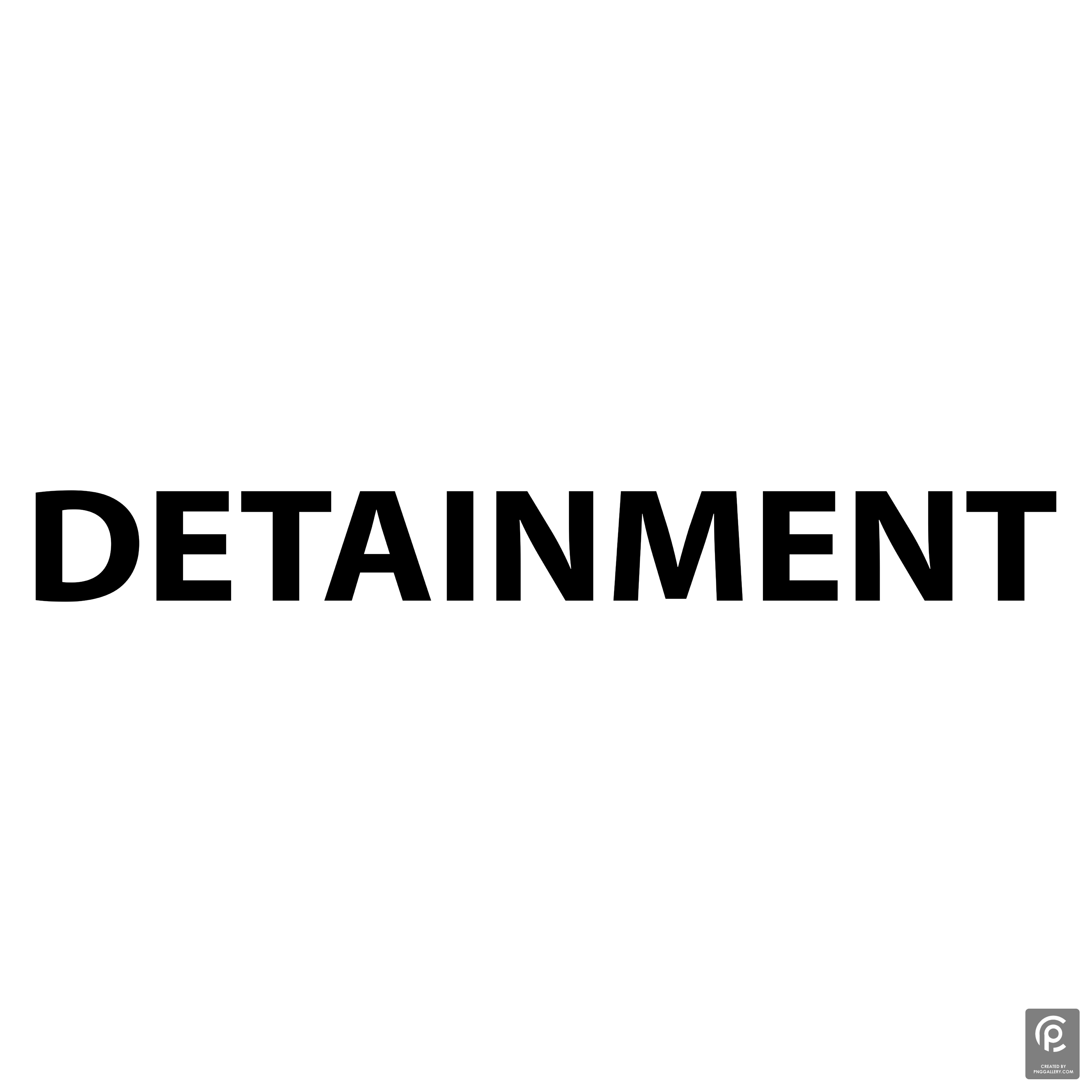 Detainment Logo Transparent Photo
