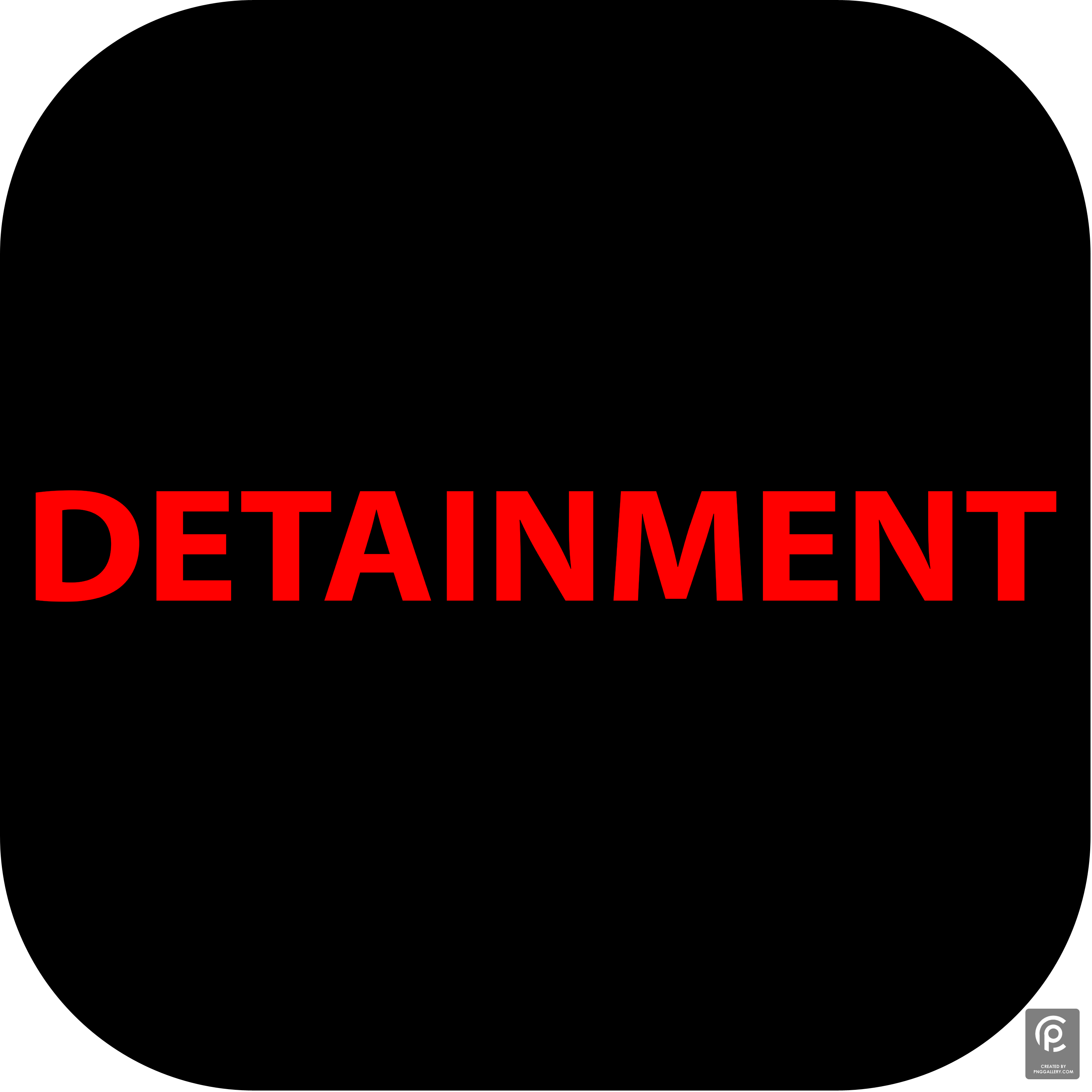 Detainment Logo Transparent Picture