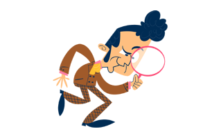 Detective Free Sticker PNG