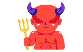 Devil Sticker PNG