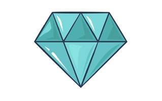 Diamond Free Sticker PNG