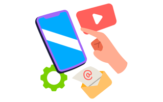 Digital Content Free Sticker PNG