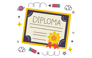 Diploma Sticker PNG