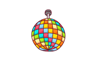 Disco Ball Free Sticker