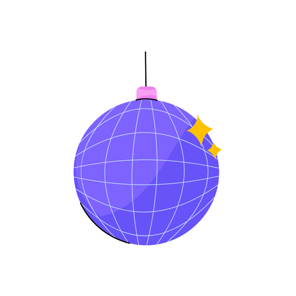 Disco Light Free Sticker Transparent Image