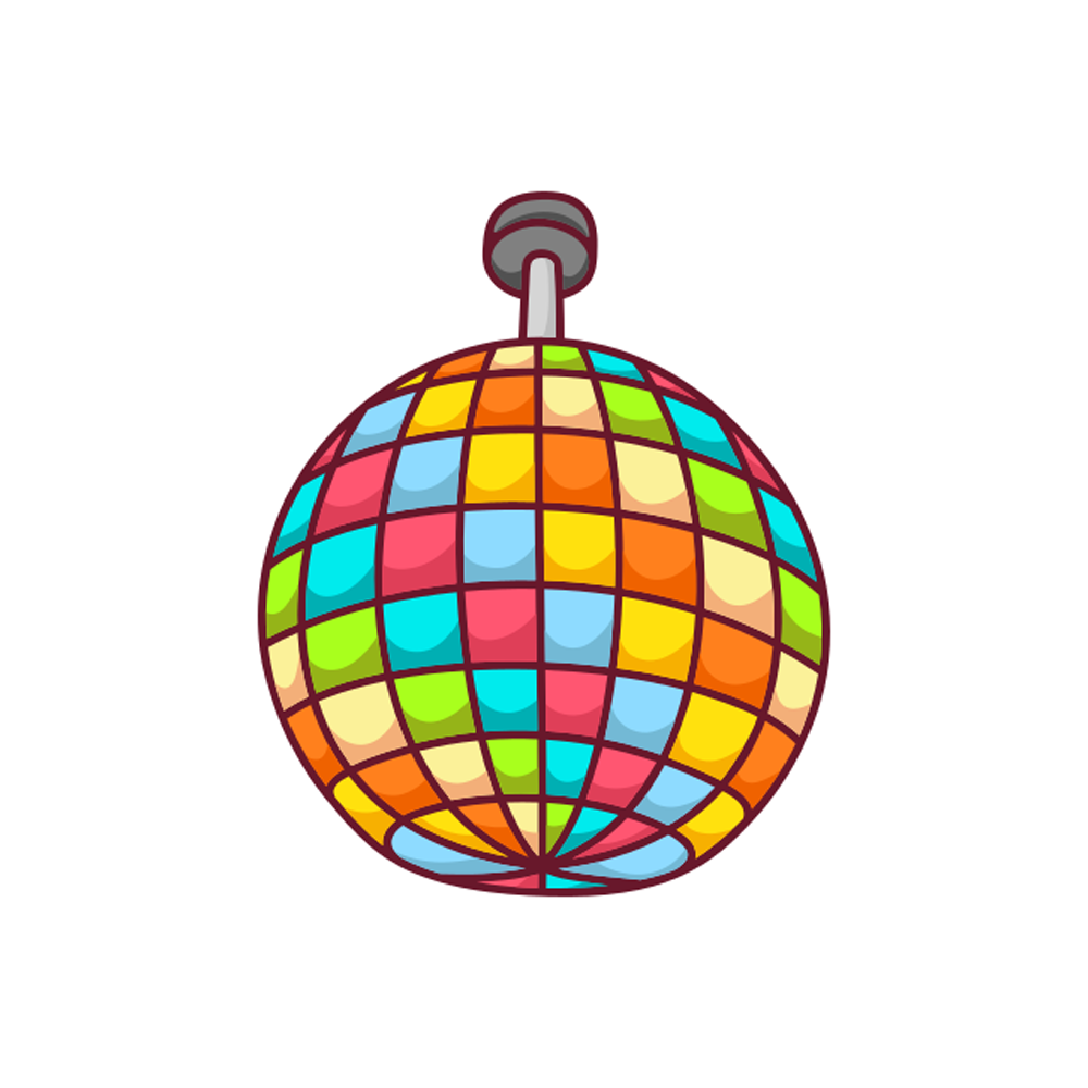 Disco Light Free Sticker Transparent Photo