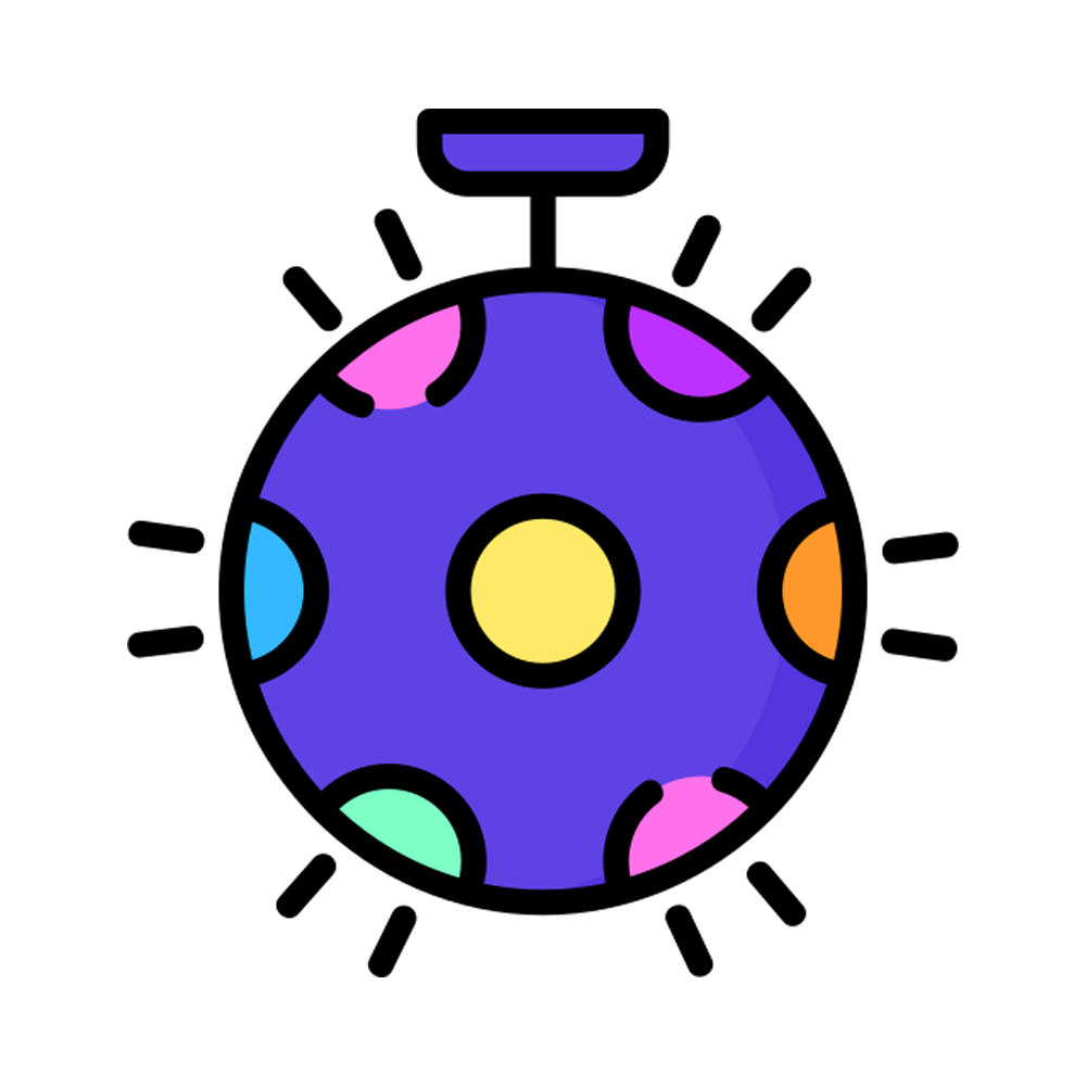 Disco Light Sticker Transparent Image