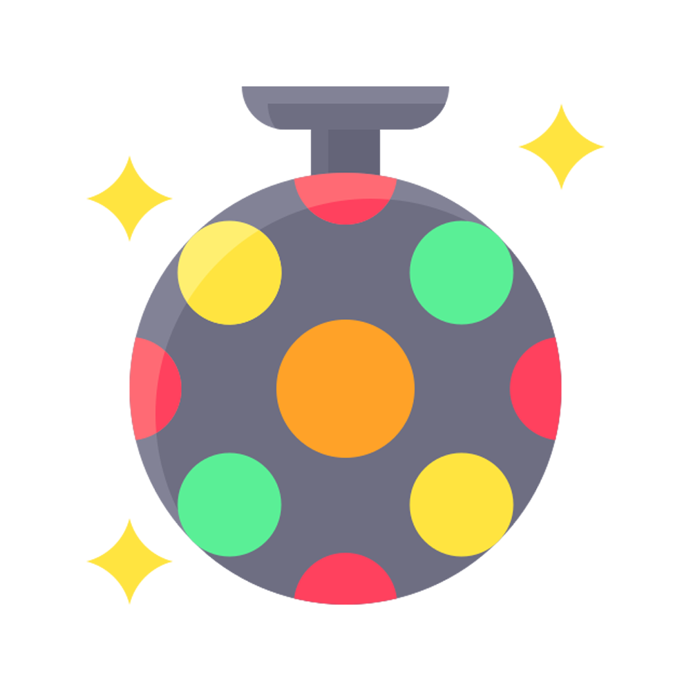 Disco Light Sticker Transparent Clipart