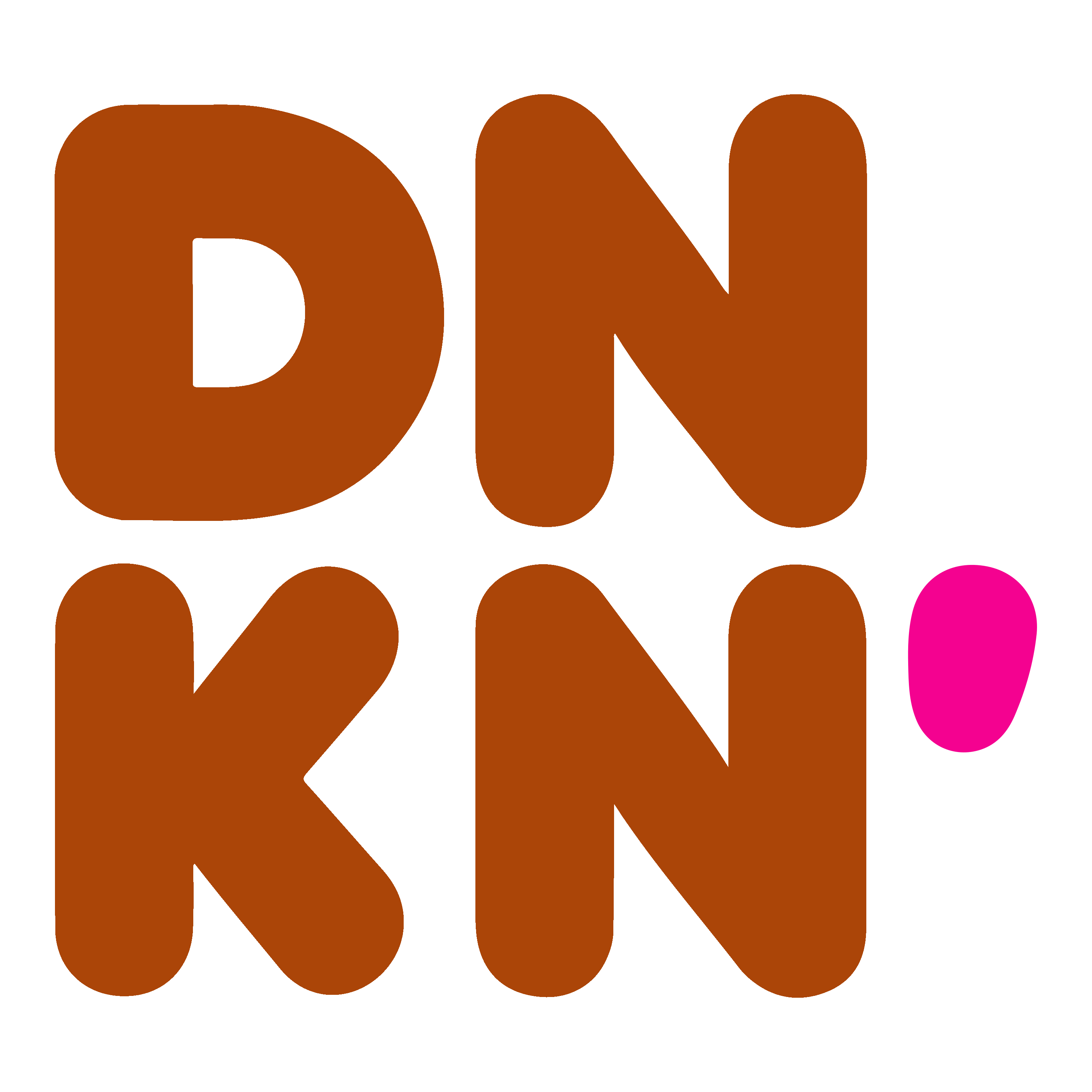 DNKN Logo  Transparent Clipart