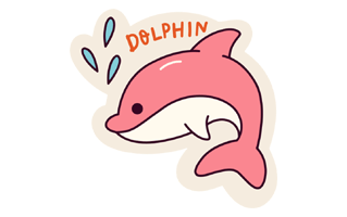 Dolphin Sticker PNG