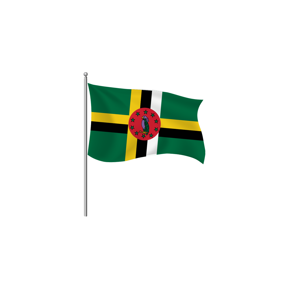 Dominica Flag Transparent Photo