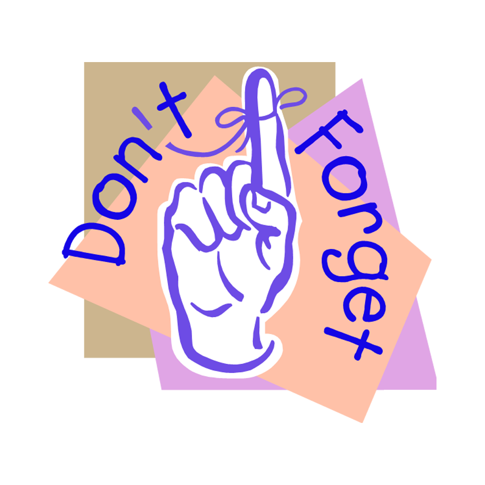 Dont Forget Free Sticker Transparent Photo